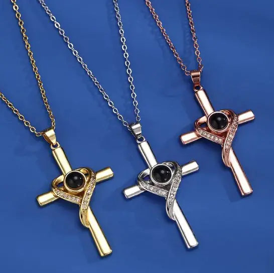 Love Cross Necklace